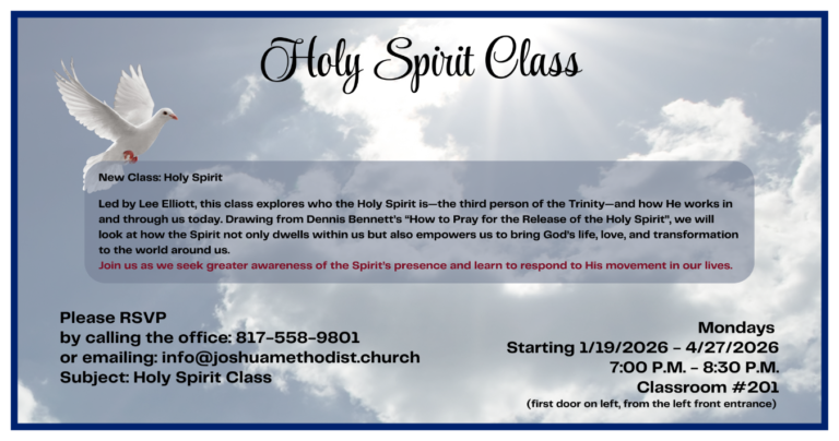 New Class: Holy Spirit